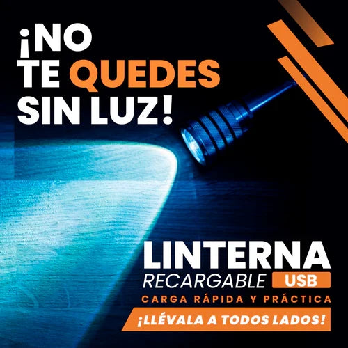 Linterna Taiser Titanium™ TÁCTICA DE ALTA POTENCIA