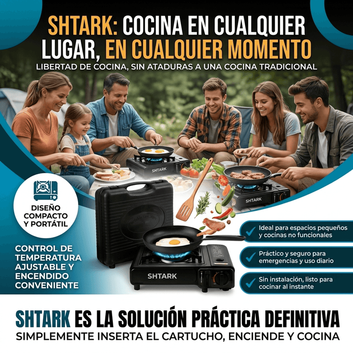 Estufa Parrilla de Alta Potencia Portátil